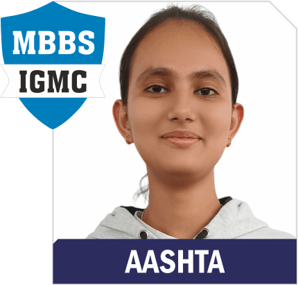 NEET 2025 result card from Aspire IIT & Medical: portrait of a selected student in an Aspire hoodie, with the student's name and allotted medical college printed on the card