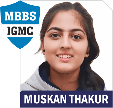 NEET 2025 result card from Aspire IIT & Medical: portrait of a selected student in an Aspire hoodie, with the student's name and allotted medical college printed on the card