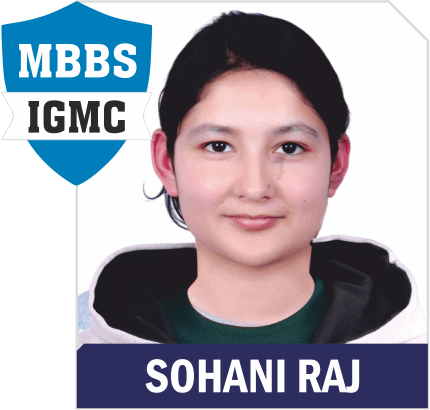 NEET 2025 result card from Aspire IIT & Medical: portrait of a selected student in an Aspire hoodie, with the student's name and allotted medical college printed on the card