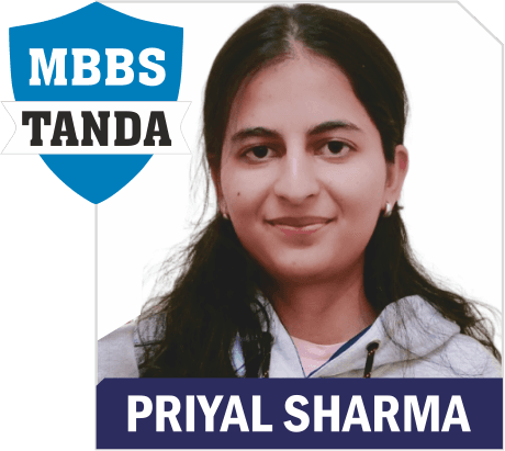 NEET 2025 result card from Aspire IIT & Medical: portrait of a selected student in an Aspire hoodie, with the student's name and allotted medical college printed on the card