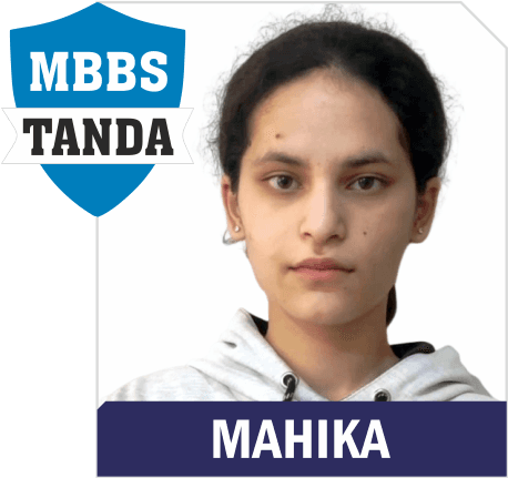 NEET 2025 result card from Aspire IIT & Medical: portrait of a selected student in an Aspire hoodie, with the student's name and allotted medical college printed on the card