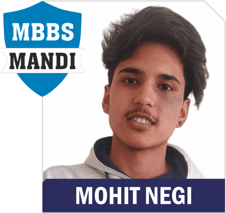 NEET 2025 result card from Aspire IIT & Medical: portrait of a selected student in an Aspire hoodie, with the student's name and allotted medical college printed on the card