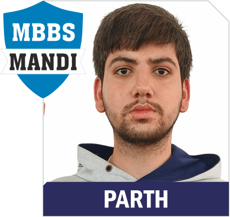 NEET 2025 result card from Aspire IIT & Medical: portrait of a selected student in an Aspire hoodie, with the student's name and allotted medical college printed on the card