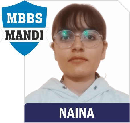 NEET 2025 result card from Aspire IIT & Medical: portrait of a selected student in an Aspire hoodie, with the student's name and allotted medical college printed on the card