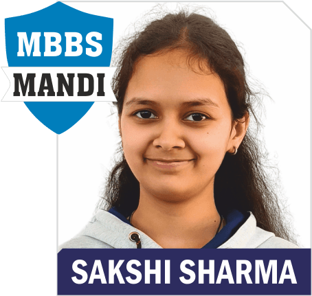 NEET 2025 result card from Aspire IIT & Medical: portrait of a selected student in an Aspire hoodie, with the student's name and allotted medical college printed on the card