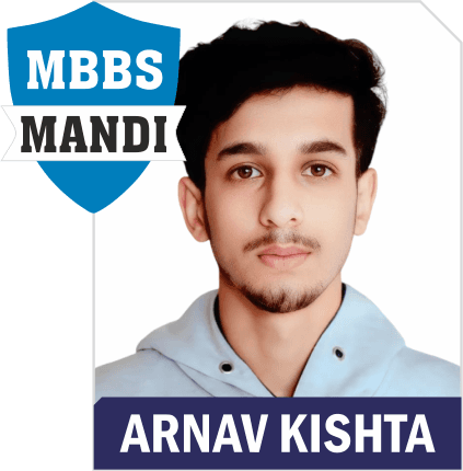 NEET 2025 result card from Aspire IIT & Medical: portrait of a selected student in an Aspire hoodie, with the student's name and allotted medical college printed on the card