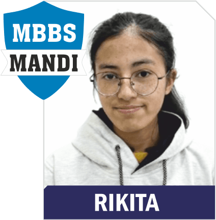 NEET 2025 result card from Aspire IIT & Medical: portrait of a selected student in an Aspire hoodie, with the student's name and allotted medical college printed on the card