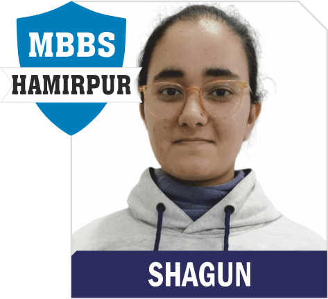 NEET 2025 result card from Aspire IIT & Medical: portrait of a selected student in an Aspire hoodie, with the student's name and allotted medical college printed on the card