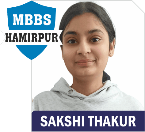 NEET 2025 result card from Aspire IIT & Medical: portrait of a selected student in an Aspire hoodie, with the student's name and allotted medical college printed on the card