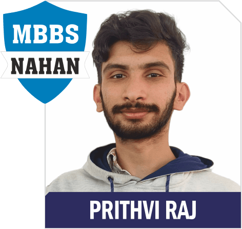 NEET 2025 result card from Aspire IIT & Medical: portrait of a selected student in an Aspire hoodie, with the student's name and allotted medical college printed on the card