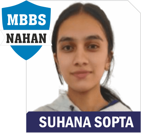 NEET 2025 result card from Aspire IIT & Medical: portrait of a selected student in an Aspire hoodie, with the student's name and allotted medical college printed on the card