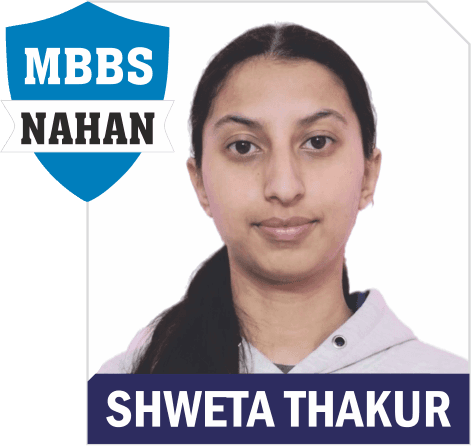 NEET 2025 result card from Aspire IIT & Medical: portrait of a selected student in an Aspire hoodie, with the student's name and allotted medical college printed on the card
