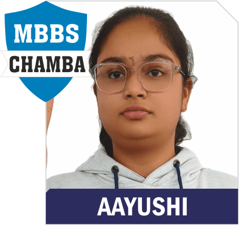 NEET 2025 result card from Aspire IIT & Medical: portrait of a selected student in an Aspire hoodie, with the student's name and allotted medical college printed on the card
