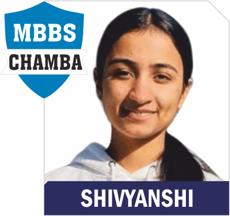 NEET 2025 result card from Aspire IIT & Medical: portrait of a selected student in an Aspire hoodie, with the student's name and allotted medical college printed on the card