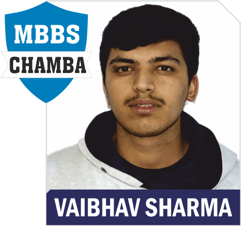 NEET 2025 result card from Aspire IIT & Medical: portrait of a selected student in an Aspire hoodie, with the student's name and allotted medical college printed on the card