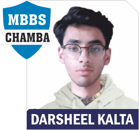 NEET 2025 result card from Aspire IIT & Medical: portrait of a selected student in an Aspire hoodie, with the student's name and allotted medical college printed on the card
