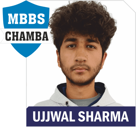 NEET 2025 result card from Aspire IIT & Medical: portrait of a selected student in an Aspire hoodie, with the student's name and allotted medical college printed on the card
