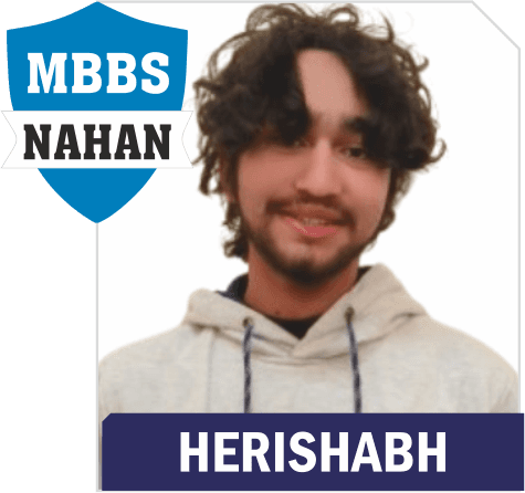 NEET 2025 result card from Aspire IIT & Medical: portrait of a selected student in an Aspire hoodie, with the student's name and allotted medical college printed on the card