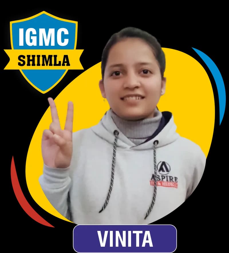 NEET 2023 result card from Aspire IIT & Medical: portrait of a selected student in an Aspire hoodie, with the student's name and allotted medical college printed on the card