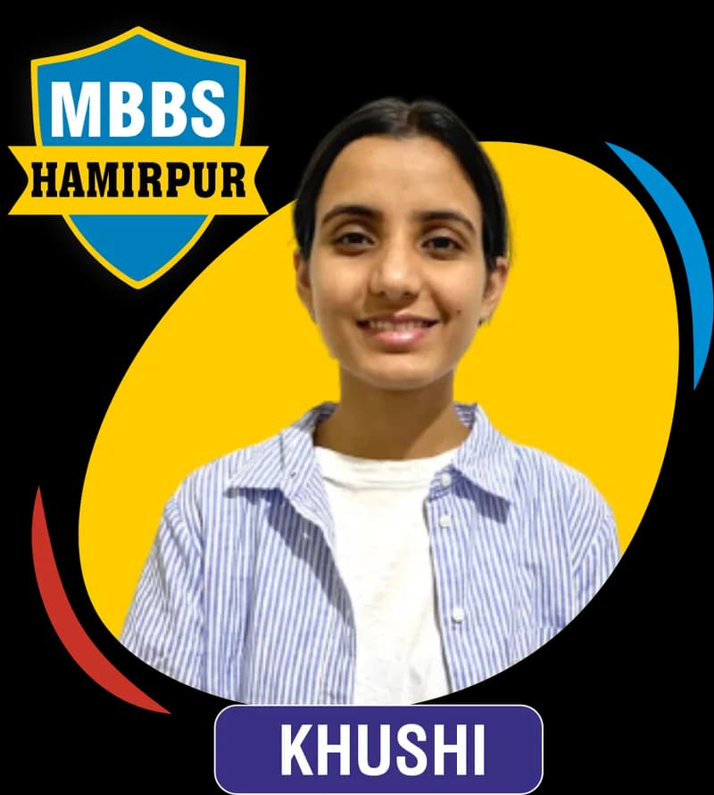 NEET 2023 result card from Aspire IIT & Medical: portrait of a selected student in an Aspire hoodie, with the student's name and allotted medical college printed on the card