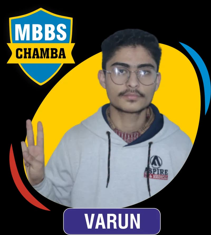 NEET 2023 result card from Aspire IIT & Medical: portrait of a selected student in an Aspire hoodie, with the student's name and allotted medical college printed on the card