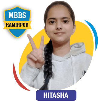 NEET 2022 result card from Aspire IIT & Medical: portrait of a selected student in an Aspire hoodie, with the student's name and allotted medical college printed on the card