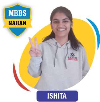 NEET 2022 result card from Aspire IIT & Medical: portrait of a selected student in an Aspire hoodie, with the student's name and allotted medical college printed on the card