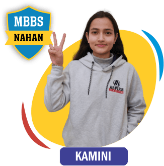 NEET 2022 result card from Aspire IIT & Medical: portrait of a selected student in an Aspire hoodie, with the student's name and allotted medical college printed on the card