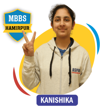 NEET 2022 result card from Aspire IIT & Medical: portrait of a selected student in an Aspire hoodie, with the student's name and allotted medical college printed on the card