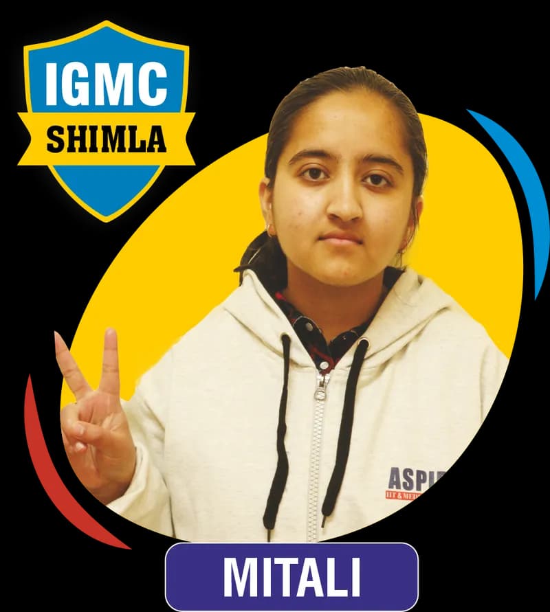 NEET 2021 result card from Aspire IIT & Medical: portrait of a selected student in an Aspire hoodie, with the student's name and allotted medical college printed on the card