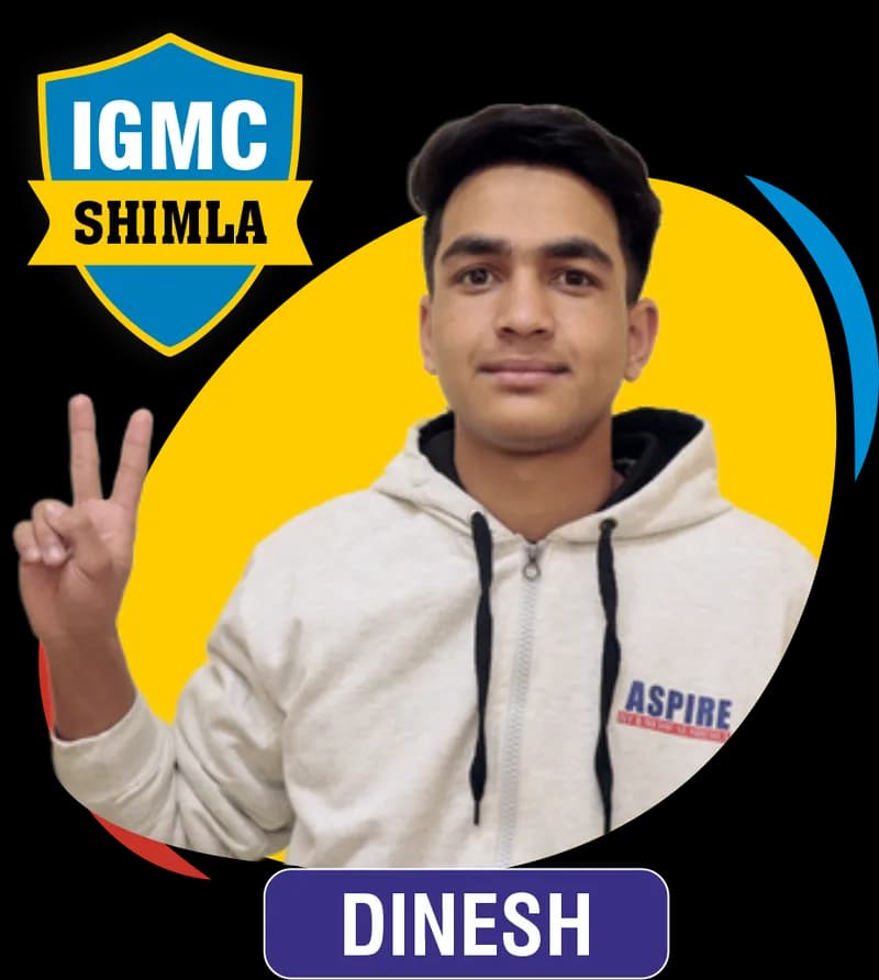 NEET 2021 result card from Aspire IIT & Medical: portrait of a selected student in an Aspire hoodie, with the student's name and allotted medical college printed on the card