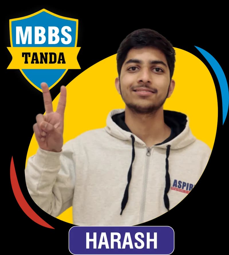 NEET 2021 result card from Aspire IIT & Medical: portrait of a selected student in an Aspire hoodie, with the student's name and allotted medical college printed on the card