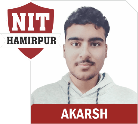 JEE 2025 result card from Aspire IIT & Medical: portrait of a selected student in an Aspire hoodie, with the student's name and allotted institute printed on the card