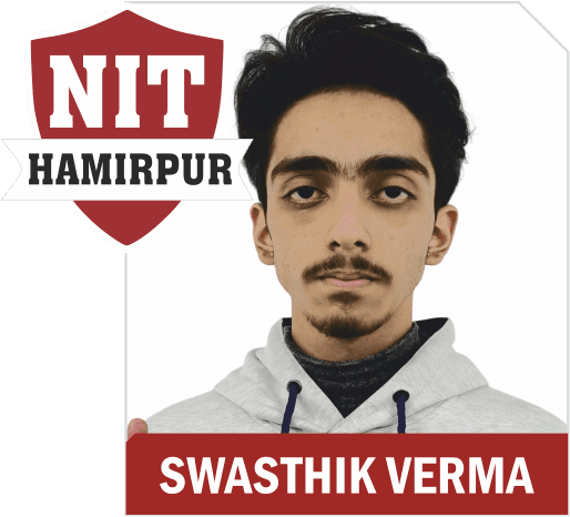 JEE 2025 result card from Aspire IIT & Medical: portrait of a selected student in an Aspire hoodie, with the student's name and allotted institute printed on the card