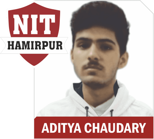 JEE 2025 result card from Aspire IIT & Medical: portrait of a selected student in an Aspire hoodie, with the student's name and allotted institute printed on the card