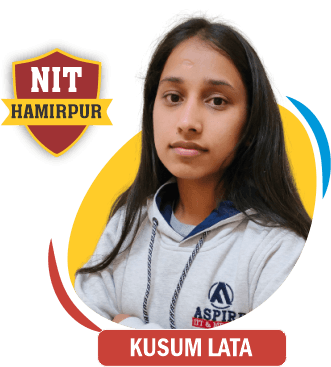 JEE 2022 result card from Aspire IIT & Medical: portrait of a selected student in an Aspire hoodie, with the student's name and allotted institute printed on the card
