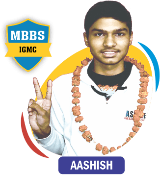 NEET 2020 result card from Aspire IIT & Medical: portrait of a selected student in an Aspire hoodie, with the student's name and allotted medical college printed on the card