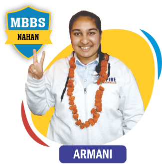 NEET 2020 result card from Aspire IIT & Medical: portrait of a selected student in an Aspire hoodie, with the student's name and allotted medical college printed on the card