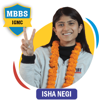 NEET 2020 result card from Aspire IIT & Medical: portrait of a selected student in an Aspire hoodie, with the student's name and allotted medical college printed on the card