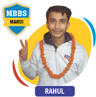 NEET 2020 result card from Aspire IIT & Medical: portrait of a selected student in an Aspire hoodie, with the student's name and allotted medical college printed on the card