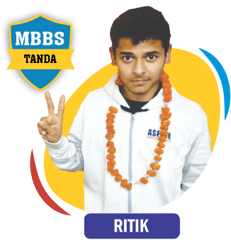 NEET 2020 result card from Aspire IIT & Medical: portrait of a selected student in an Aspire hoodie, with the student's name and allotted medical college printed on the card