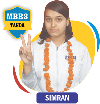 NEET 2020 result card from Aspire IIT & Medical: portrait of a selected student in an Aspire hoodie, with the student's name and allotted medical college printed on the card