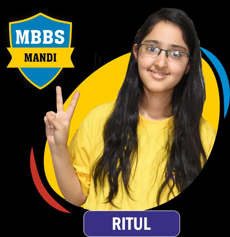 NEET 2019 result card from Aspire IIT & Medical: portrait of a selected student in an Aspire hoodie, with the student's name and allotted medical college printed on the card