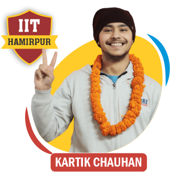 JEE 2020 result card from Aspire IIT & Medical: portrait of a selected student in an Aspire hoodie, with the student's name and allotted institute printed on the card