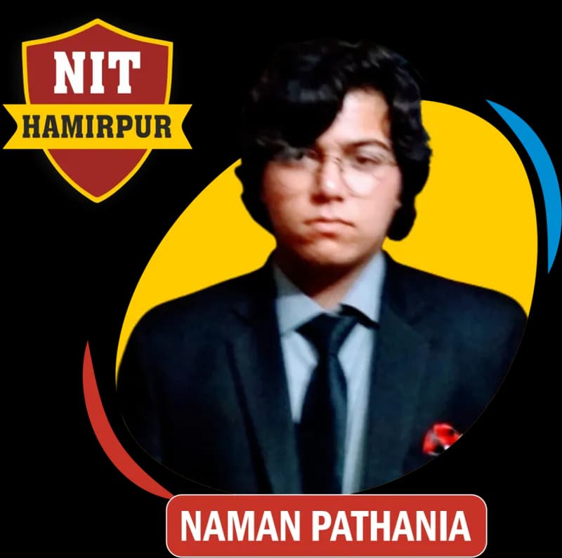 JEE 2018 result card of NAMAN from the Aspire IIT & Medical website (rights unconfirmed)